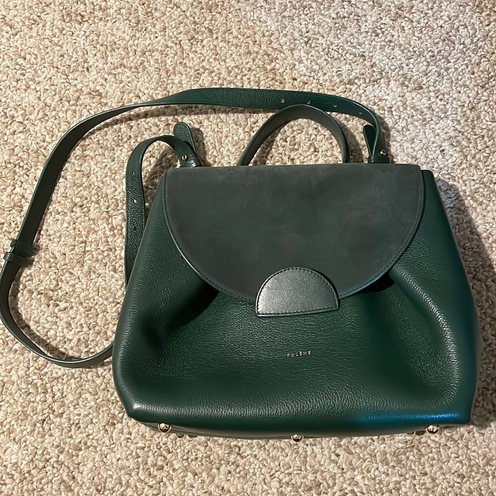 Polene green handbag
